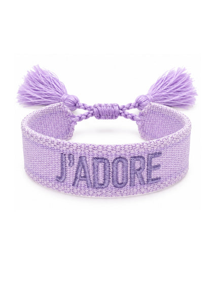 pretty purple friendship bracelet for girls