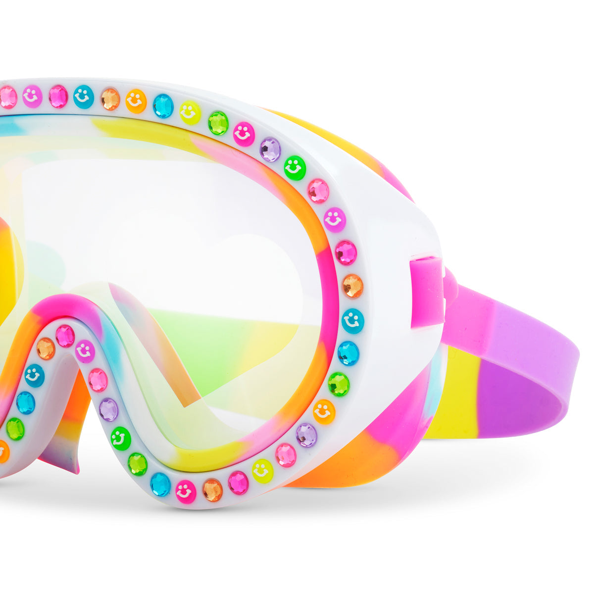 rainbow swimming goggles for girls