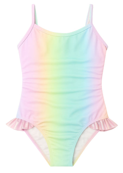 rainbow bathing costume for girl