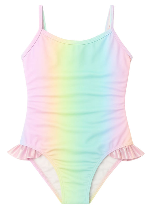 rainbow bathing costume for girl