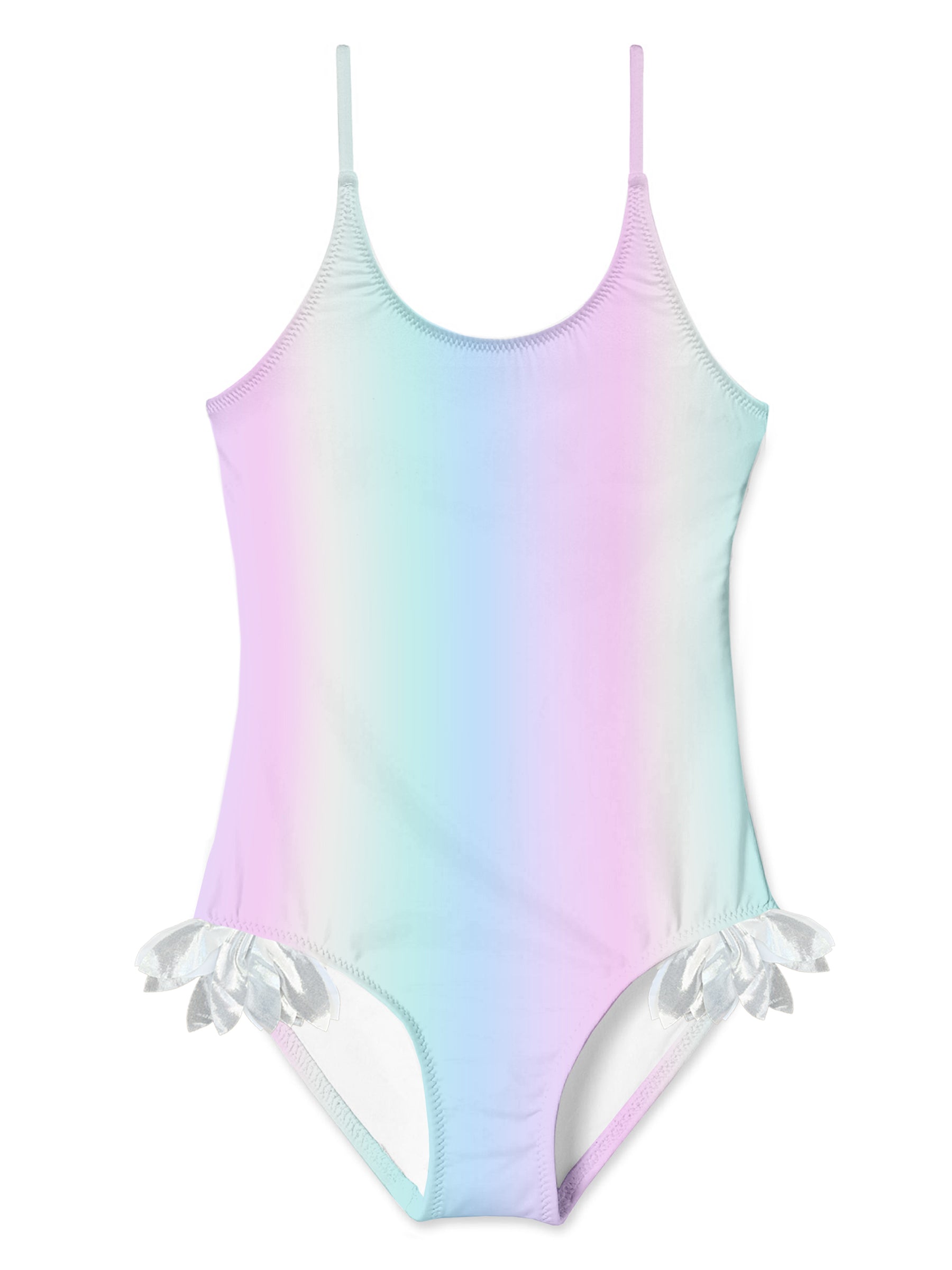 rainbow swimsuit for girls, rainbow swimwear for girls