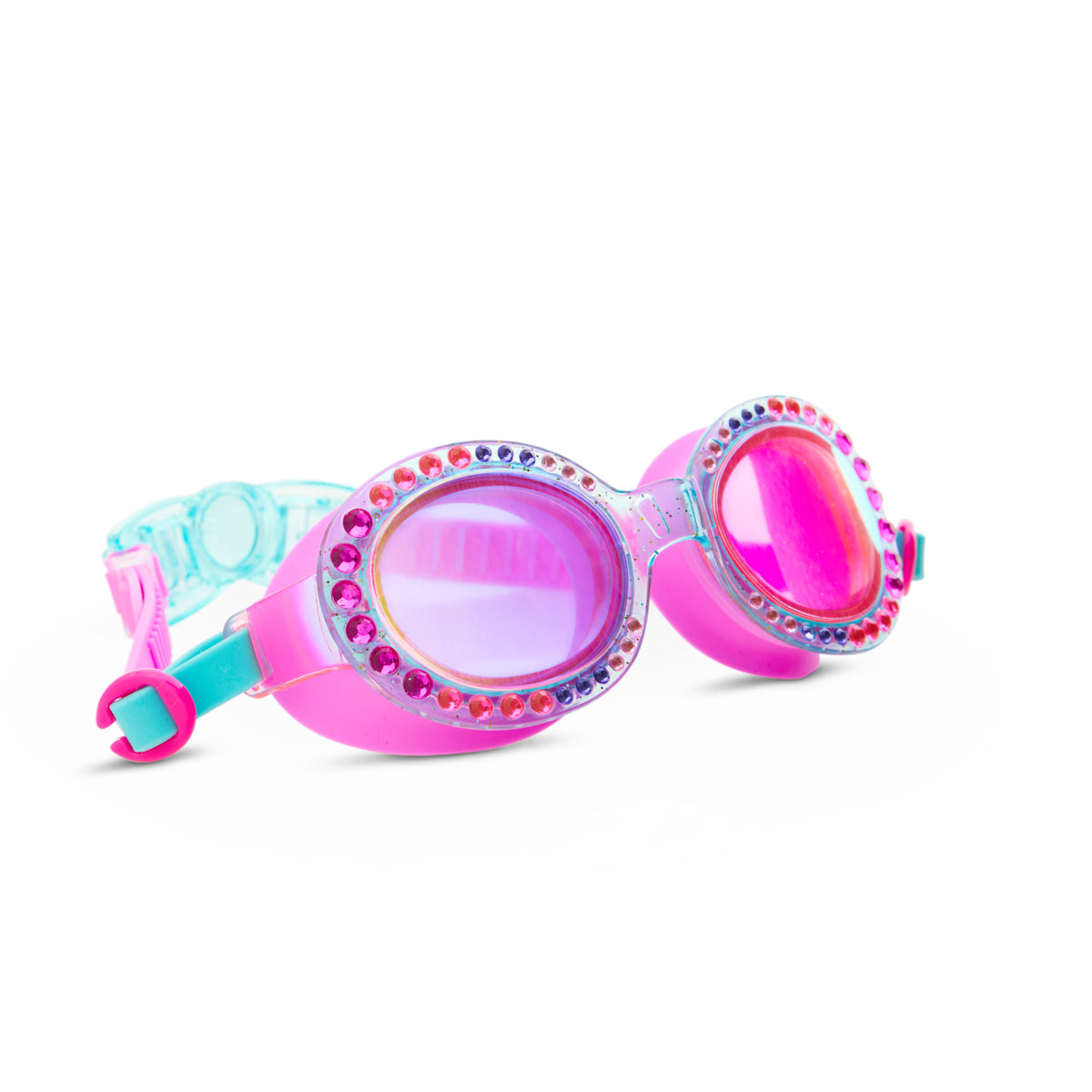 sparkling swimming goggle for girl