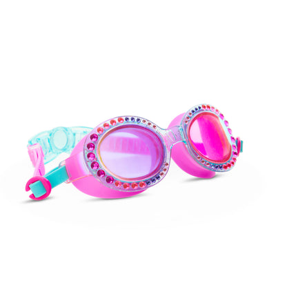 sparkling swimming goggle for girl