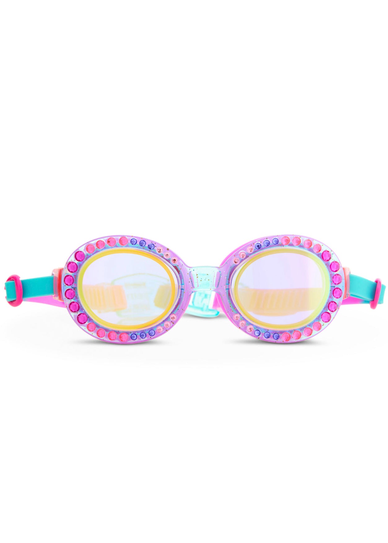 sparkling swimming goggles for girls