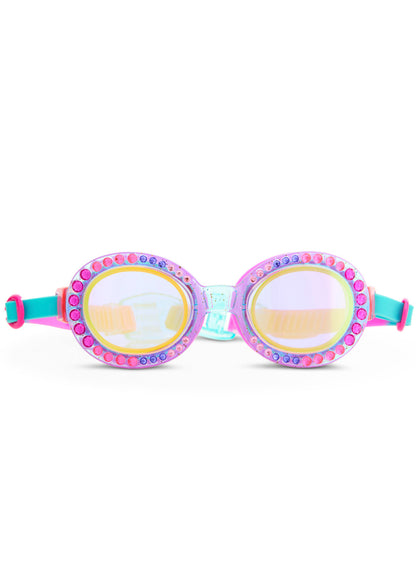 sparkling swimming goggles for girls