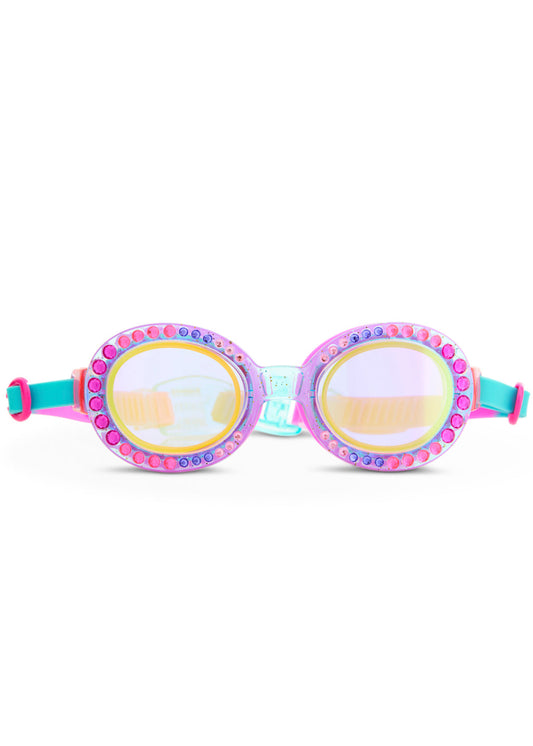 sparkling swimming goggles for girls