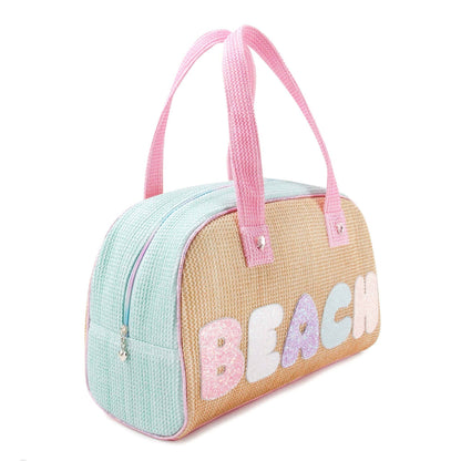 straw_cute beach bag for girl