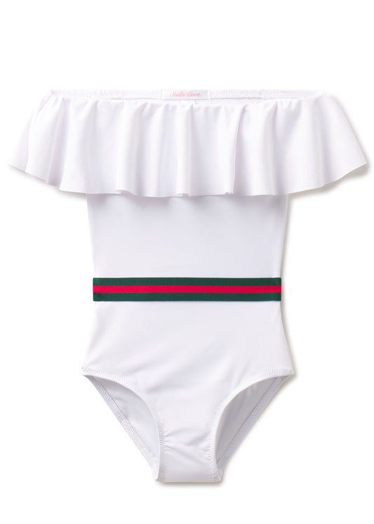 white bathing costumes for girls