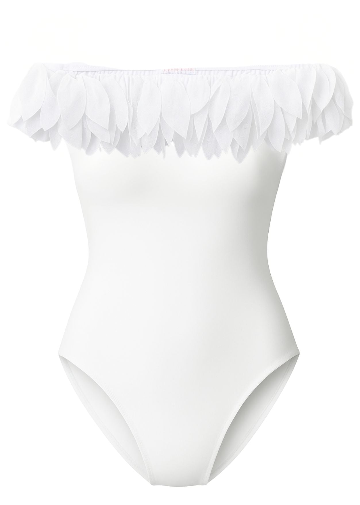 white petal women beachwear