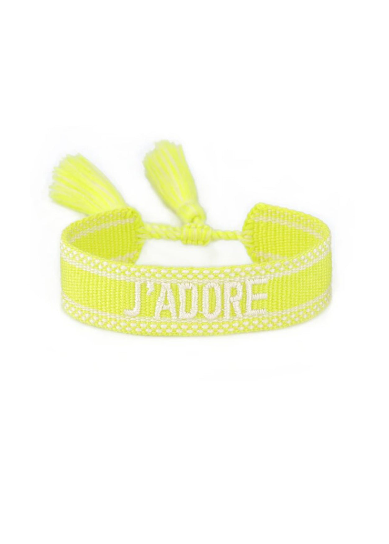 Wristband Neon Yellow J Adore