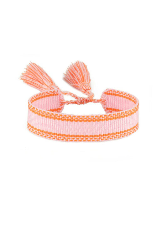 Wristband Pink & Orange