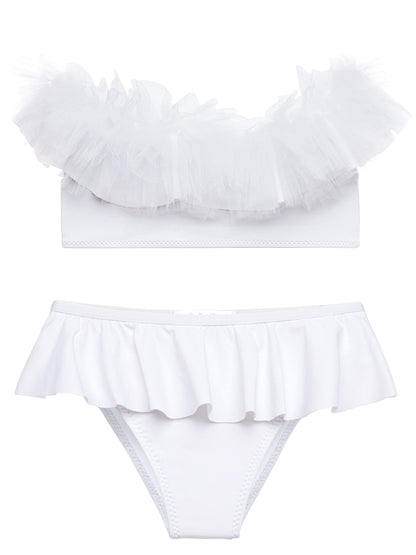 white swimwear for girls